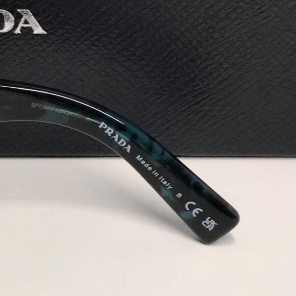 New Authentic Prada PR 15YS Sunglasses – Scarlet Tortoise with Dark Gray Lenses - Picture 7 of 15